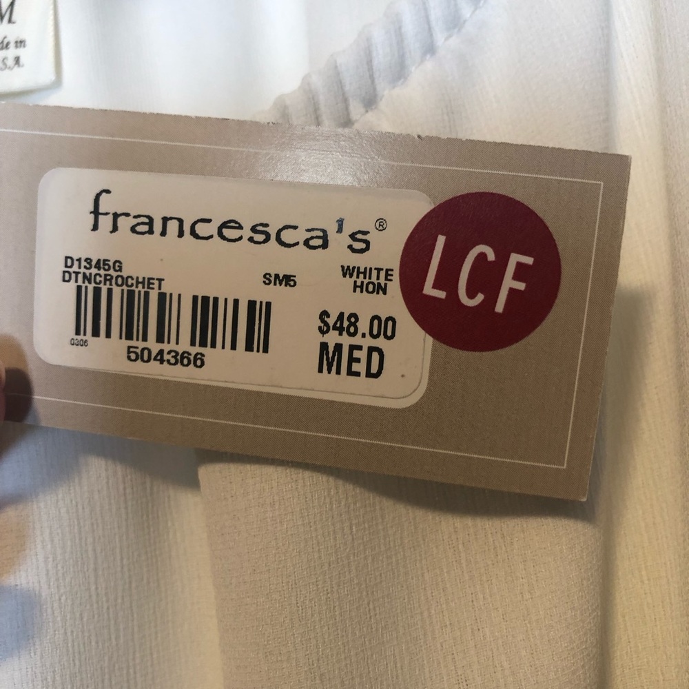 White off the shoulder dress - Picture 4 of 4